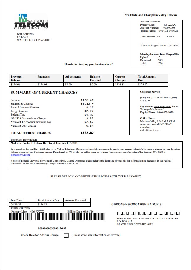  Minol USA business utility bill 